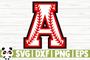 Baseball Font Numbers and Letters: Graphics for Branding