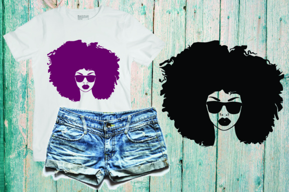Black Woman Nubian Princess Queen Graphics for Crafts