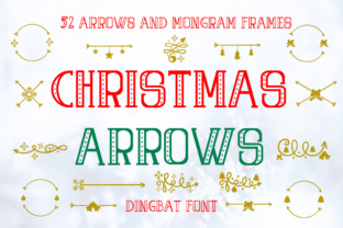 Christmas Arrows: Fonts and Dingbats for Festive Design