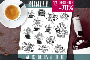 Coffee Wine Graphics for Crafts: A Seller's Review
