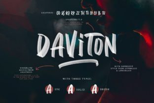Daviton Review: A Bold Display Font for Modern Embroidery