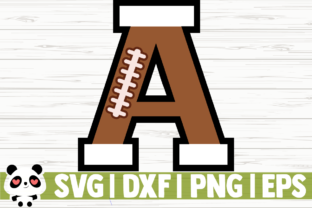 Football Font Letters and Numbers: Graphics & Illustrations