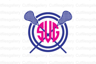 Lacrosse Monogram: Premium Graphics for Crafts
