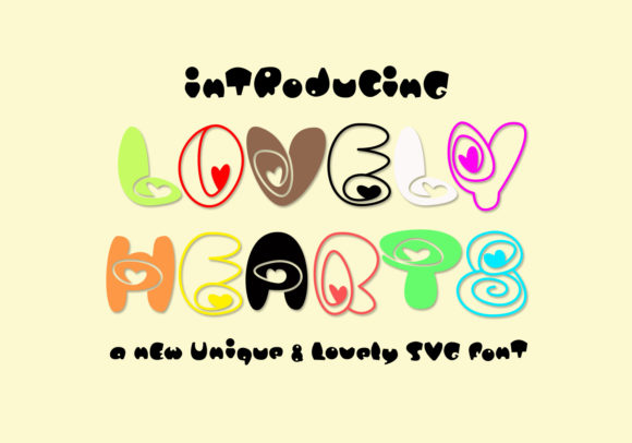Lovely Hearts Font: Graphics for Crafts & Brands