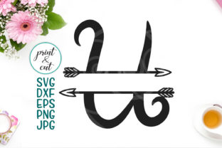 Monogram Letter U: Graphics for Crafts & Sales