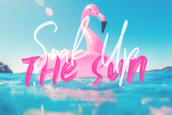 Soak Up the Sun Duo: Fonts for a Beachy Script Amp