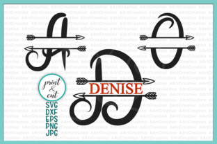 Split Monogram Font: A Designer's Take on Modern Stitching