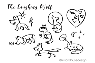 The Laughing Wolf: Graphics and Illustrations for Branding