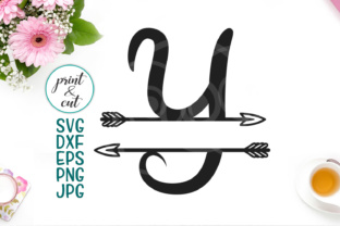 Y Monogram Graphics for Crafts and Branding