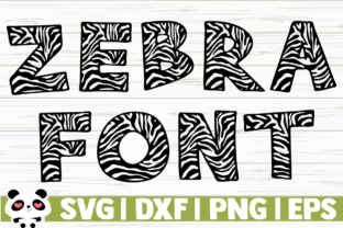 Zebra Font: Bold Graphics and Illustrations for Sellers