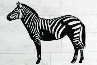 Zebra Wild Africa Graphics for Crafts & Branding